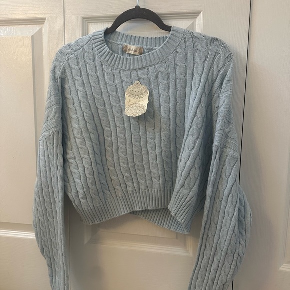 altard state robins egg blue sweater - Picture 1 of 3